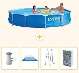 Piscina autoportante rettangolare - 366x76 cm - 5 pezzi - SCB106
