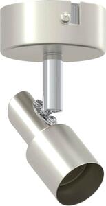 VidaXL Faretto da soffitto con faretti in nichel 8 x 8 x 10,5 cm acciaio