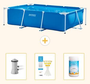 Piscina fuori terra rettangolare - 300x200x75 cm - 4 pezzi - Modello SCB73
