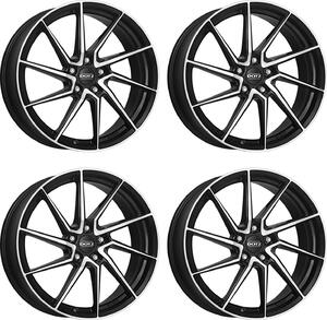 4 cerchi Dotz Spa dark 7,5Jx17 5x100 per Skoda Fabia, Kamiq, Octavia, Praktik, Rapid, Roomster e Scala