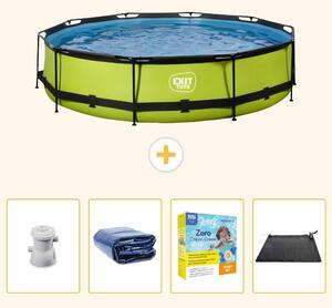 Piscina gonfiabile rettangolare - 360x76 cm - 5 pezzi - Modello SCB25