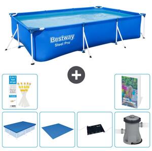Bestway Steel Pro, piscina rettangolare - 300x201x66 cm - 5 pezzi, modello S40