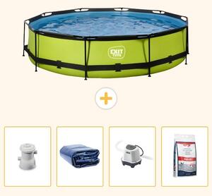 Piscina gonfiabile rettangolare - 360x76 cm - 5 pezzi - Modello SCB56