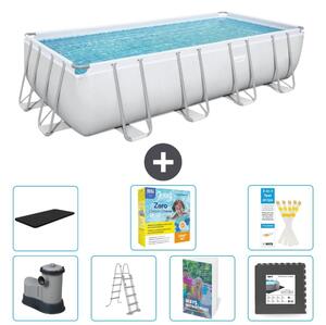 Bestway Power Steel, piscina rettangolare - 549x274x122 cm - 6 pezzi, modello S607