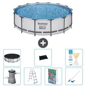 Bestway Steel Pro MAX, piscina in acciaio, forma rotonda - 427x122 cm - 6 pezzi, modello S600