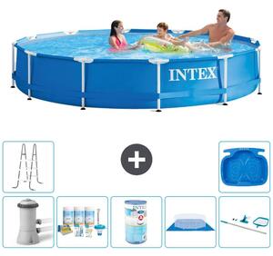 Piscina fuori terra a struttura - 366x76 cm - 8 pezzi - Modello S31749