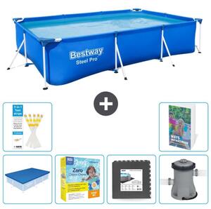 Bestway Steel Pro, piscina rettangolare - 300x201x66 cm - 5 pezzi, modello S85