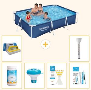 Bestway Steel Pro, piscina rettangolare - 300x201x66 cm - 7 pezzi - Modello S22298