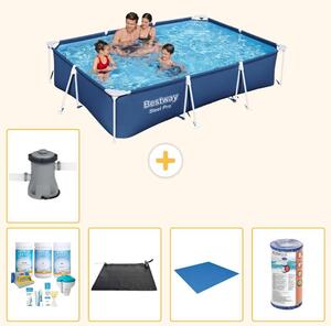 Bestway Steel Pro, piscina rettangolare - 300x201x66 cm - 6 pezzi - Modello S22079