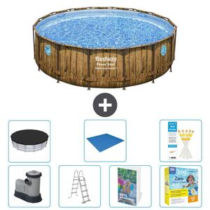 Bestway Power Steel, piscina rotonda - 488x122 cm - composta da 6 parti, modello S546