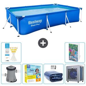 Bestway Steel Pro, piscina rettangolare - 300x201x66 cm - 5 pezzi, modello S331