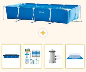 Piscina fuori terra rettangolare - 450x220x84 cm - 5 pezzi - Modello SCB1
