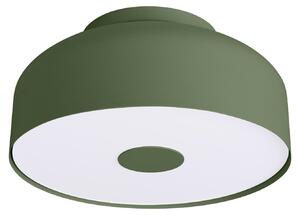 Lampada da soffitto OMIQ verde oliva 4xE27 15W acciaio/PVC 15x30x30cm Sollux Lighting
