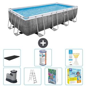 Bestway Power Steel, piscina rettangolare - 549x274x122 cm - 6 pezzi, modello S572