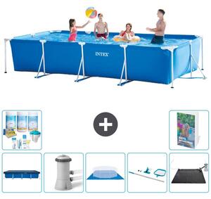 Piscina fuori terra rettangolare - 450x220x84 cm - 8 pezzi - Modello S20061