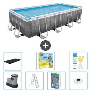 Bestway Power Steel, piscina rettangolare - 549x274x122 cm - 6 pezzi, modello S526