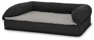 Letto ortopedico per cani 80 x 55 x 23 cm con schienale taglia M