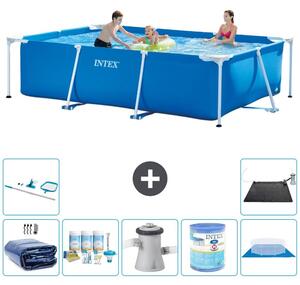Piscina fuori terra rettangolare - 300x200x75 cm - 8 pezzi - Modello S30197