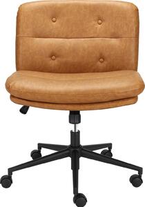 Sedia da ufficio, Design ergonomico, Ruote silenziose, Marrone