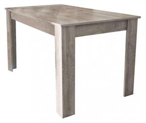 Tavolo rettangolare 138x80x75h cm da interno cucina salotto in legno nobilitato bilaminato Positano - BurlyWood