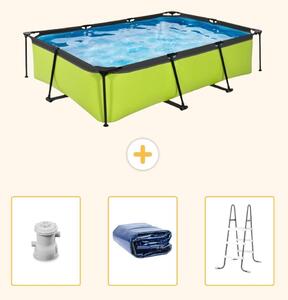 Piscina fuori terra rettangolare - 300x200x65 cm - 4 pezzi - SCB83