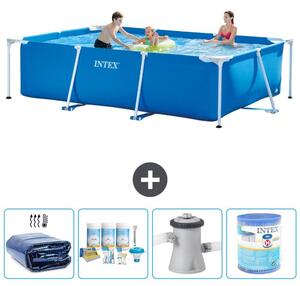 Piscina fuori terra rettangolare - 300x200x75 cm - 5 pezzi - Modello S40148