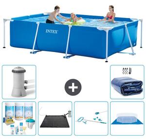 Piscina fuori terra rettangolare - 300x200x75 cm - 7 pezzi - Modello S20052