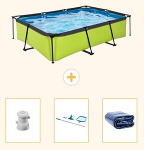 Piscina fuori terra rettangolare - 300x200x65 cm - 4 pezzi - SCB81