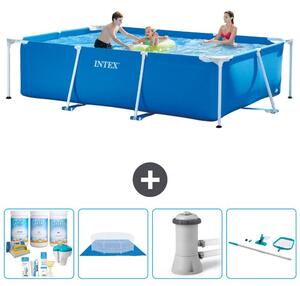 Piscina fuori terra rettangolare - 300x200x75 cm - composta da 5 elementi - modello S20837