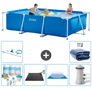 Piscina fuori terra rettangolare - 300x200x75 cm - 7 pezzi - Modello S20051
