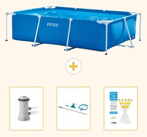 Piscina fuori terra rettangolare - 300x200x75 cm - 4 pezzi - Modello SCB82