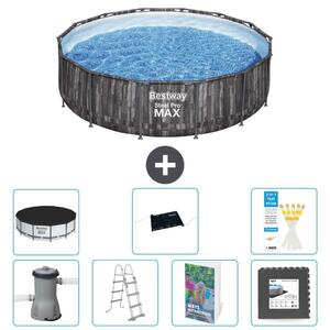 Piscina gonfiabile Bestway Steel Pro MAX, rotonda, 427x107 cm, composta da 6 parti, modello S543