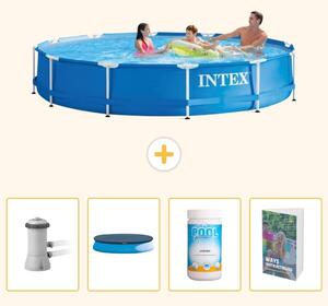 Piscina autoportante rettangolare - 366x76 cm - 5 pezzi - Modello SCB100