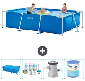 Piscina fuori terra rettangolare - 300x200x75 cm - 5 pezzi - Modello S30149