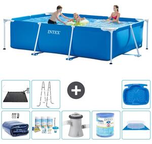 Piscina fuori terra rettangolare - 300x200x75 cm - composta da 9 elementi - modello S40203