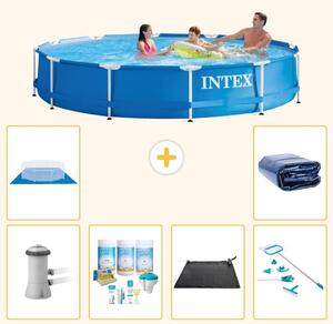 Piscina autoportante rettangolare - 366x76 cm - 7 pezzi - Modello S20478