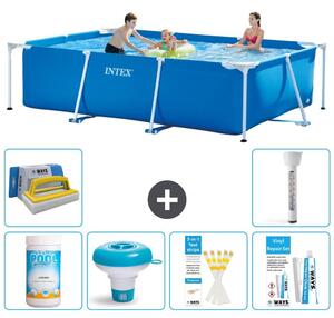 Piscina fuori terra rettangolare - 300x200x75 cm - 7 pezzi - Modello S21255