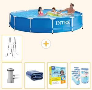 Piscina fuori terra a struttura - 366x76 cm - 6 pezzi - Modello SCB27