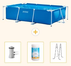 Piscina fuori terra rettangolare - 300x200x75 cm - 4 pezzi - Modello SCB84