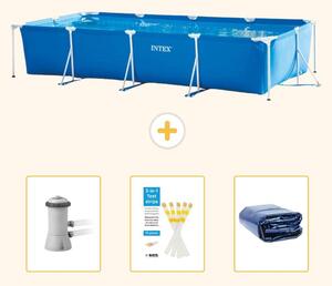Piscina fuori terra rettangolare - 450x220x84 cm - Struttura in 4 parti - Modello SCB74