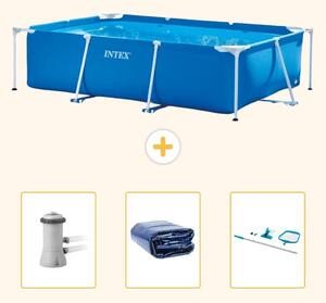 Piscina fuori terra rettangolare - 300x200x75 cm - 4 pezzi - Modello SCB78