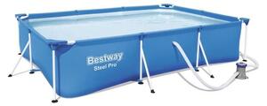 Set piscina Bestway Steel Pro Frame, rechteckig, blau, 300 x 201 x 66 cm