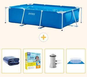 Piscina fuori terra rettangolare - 300x200x75 cm - 5 pezzi - Modello SCB8