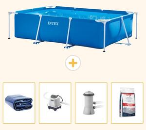 Piscina fuori terra rettangolare - 300x200x75 cm - 5 pezzi - Modello SCB54