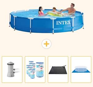 Piscina autoportante rettangolare - 366x76 cm - 5 pezzi - Modello SCB91