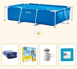 Piscina fuori terra rettangolare - 300x200x75 cm - 5 pezzi - Modello SCB9