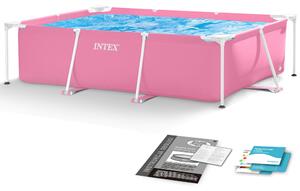 Piscina da giardino con struttura a telaio, grande, rettangolare, 220x150 cm, INTEX 28266
