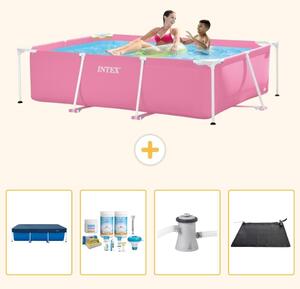 Piscina fuori terra rettangolare - 220x150x60 cm - 5 pezzi - Modello SCB4