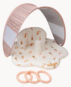 Set tappetino da gioco gonfiabile con anelli da gioco Mermaid Bubbles 4 pz