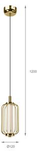 Lampada a sospensione con cavo LED BONNIE LED/10W/230V 3000K oro